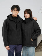 DuPont  3 in 1 Storm Jacket Men's Jacket Women's Waterproof Jacket Warm Outdoor Work Clothes Custom logo Rain Coat