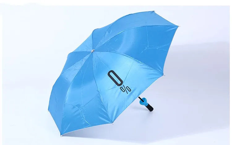 Custom Printed 3-Folding Automatic Golf Umbrella for Rain Travel Wine Bottle Advertise-Cheap Gift Promotion