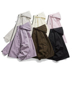 Outdoor Raincoat Windproof Shell Jacket Waterproof Zipper Gender-neutral Trendy Mountaineering Hooded Jacket