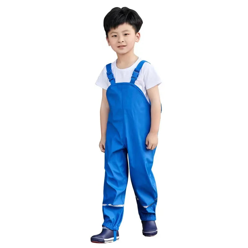 Customizable Polyester Rain Trousers With Logo Rainproof and Waterproof Reusable Wear for Girls Raincoats for Outdoors