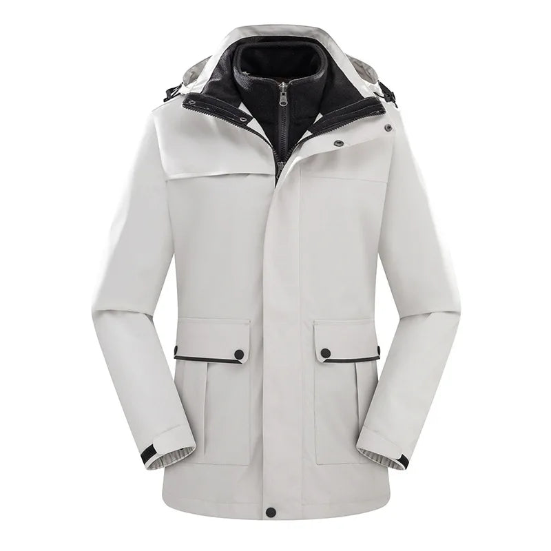 Women's and Men's Winter Fleece Jackets Hooded Warm Coats Sport Outdoor Fleece Jacket Coats