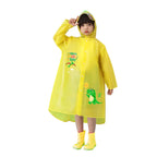 New Style High Quality Waterproof Raincoat for Kids Factory Supply Healthy Portable Cartoon Printing Reusable