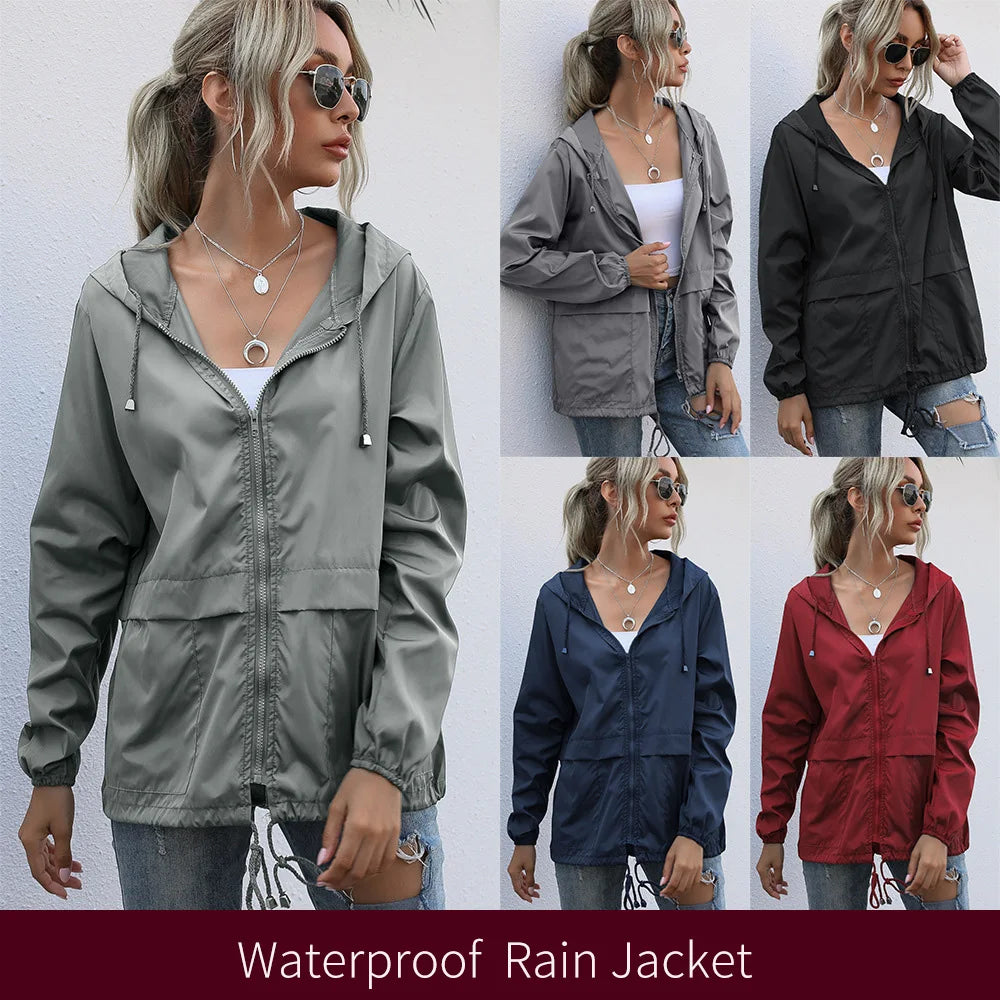 Hot Sale Lightweight Zippered Raincoat Jacket Waterproof Polyester for Outdoor Activities-Fishing Tours With Customizable Logo