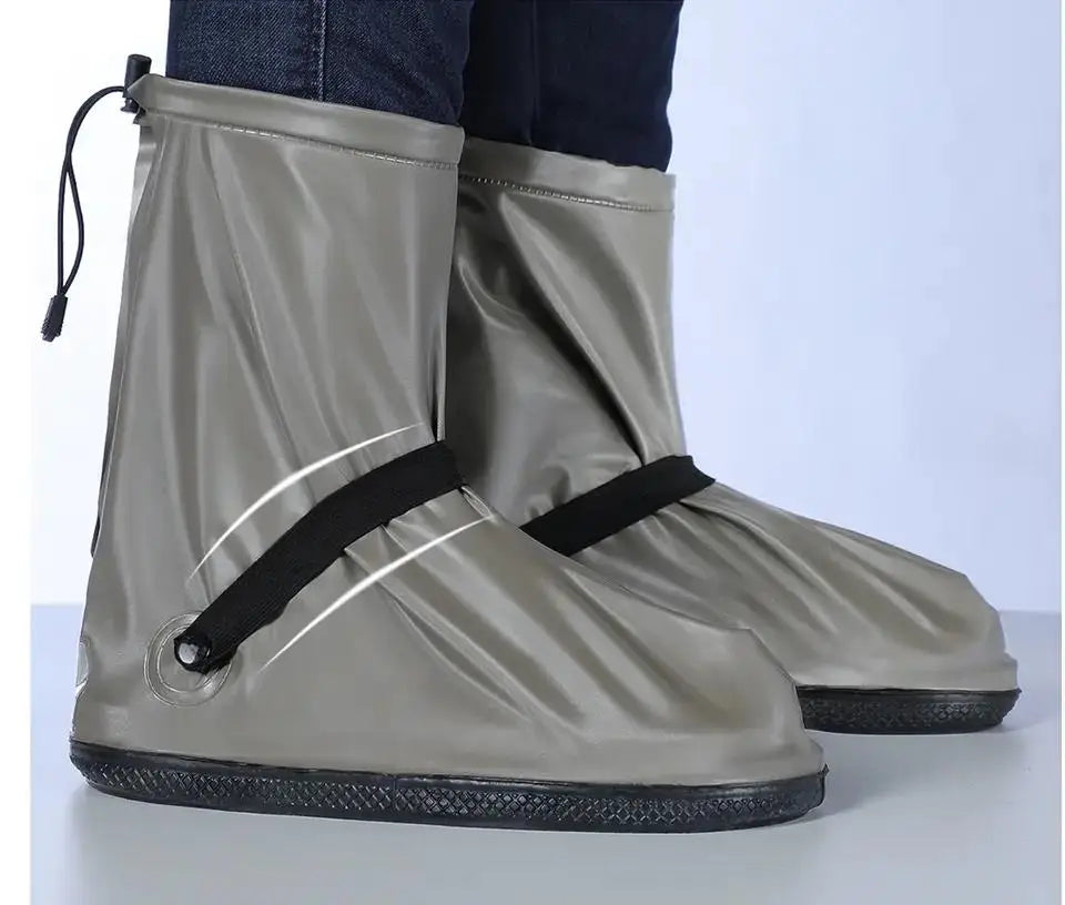 High Quality PVC Rain Boot With Reflective Antislip Custom Logo Unisex Shoe Covers All Seasons-for Winter Summer Autumn Spring