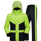 Rainstorm Proof Suit Raincoat Rainpants for Men and Women Electric Vehicle Takeaway Riding Split Reflective Waterproof