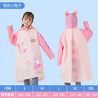 Hot Selling Modern Cartoon EVA Custom Raincoat for Students Fashionable Waterproof Poncho for Children's Outdoor Activities