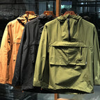 Men's Lightweight Waterproof Rain Jacket Modern Windbreaker Hood Walking Running Travel Hiking High Quality Outdoor Raincoat