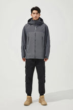 3-in-1Jacket Laminated Spring Autumn Outdoor Work Clothes Windproof Waterproof Fishing Gear for Mean  Women Rain Jacket