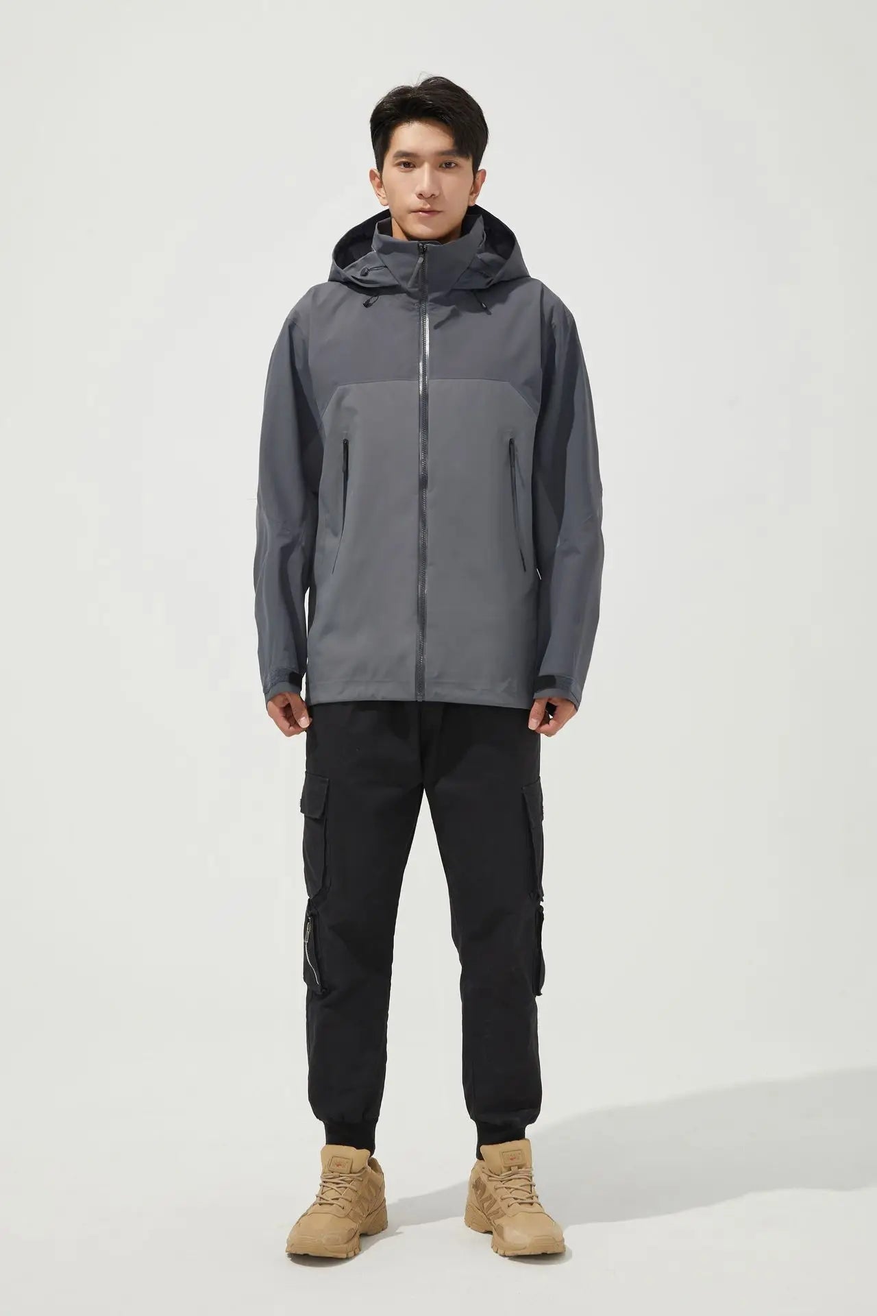 3-in-1Jacket Laminated Spring Autumn Outdoor Work Clothes Windproof Waterproof Fishing Gear for Mean  Women Rain Jacket