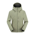 Men's Lightweight Tri-laminated  Men's Jacket  Windbreaker Waterproof Soft Shell for Outdoor Hiking