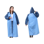 Unisex 3-in-1 Lightweight Hooded Rain Poncho EVA Waterproof Raincoat Work Bicycle Motorcycle-Reusable Men Women Custom Logo