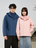 DuPont  3 in 1 Storm Jacket Men's Jacket Women's Waterproof Jacket Warm Outdoor Work Clothes Custom logo Rain Coat