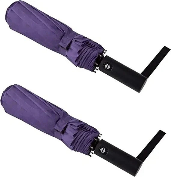 High Quality 3-Fold 10-Rib Automatic Windproof & Waterproof Custom Logo Adult Advertising Umbrella for Gifts