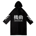 Tide Brand Full-Body Anti-Rainstorm Poncho Transparent Polyester Hiking Raincoat Men Women Cool Fashion Travel High Quality