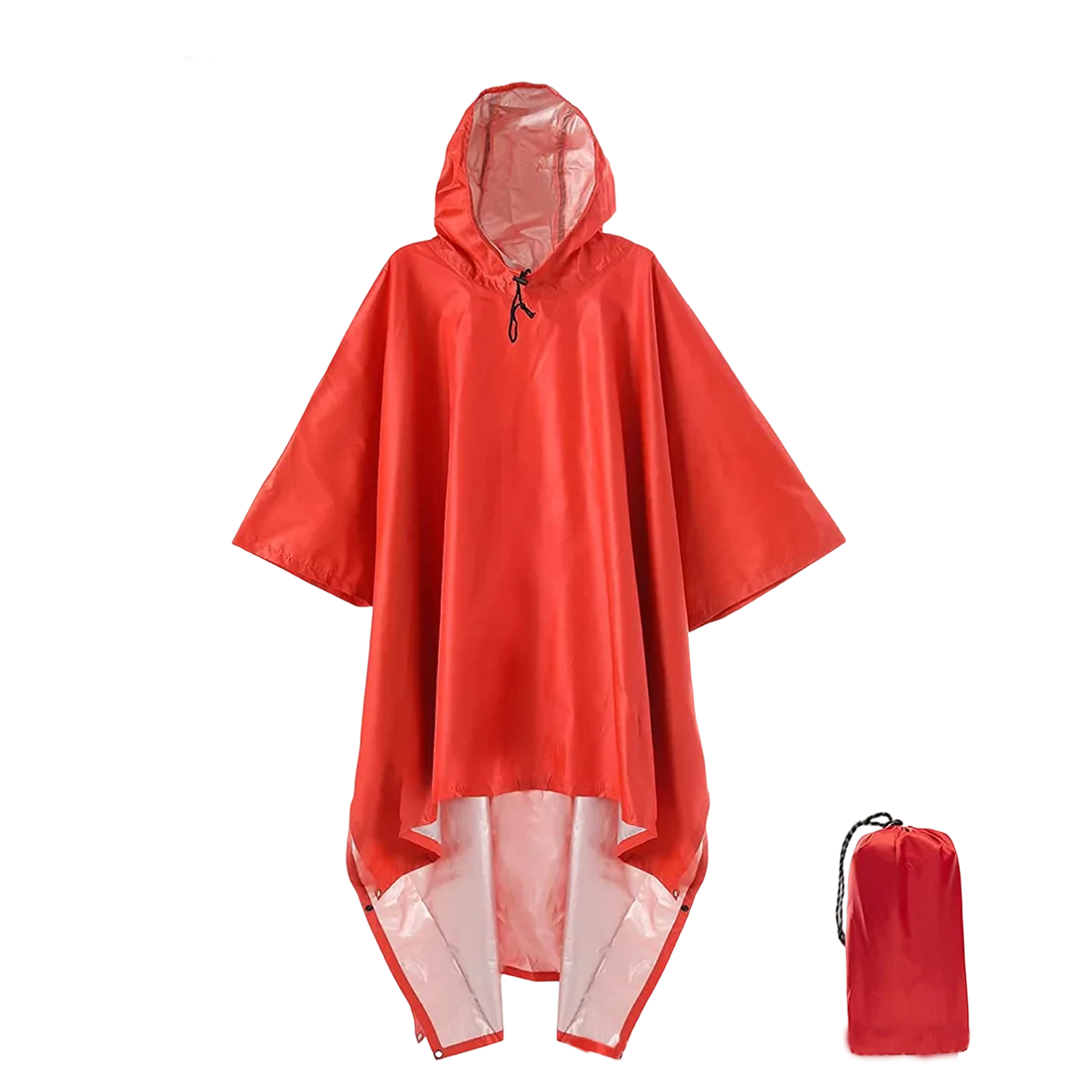 Light and Easy Outdoor Three-in-One One-Piece Raincoat Waterproof Walking and Riding Raincoat With Windproof Feature