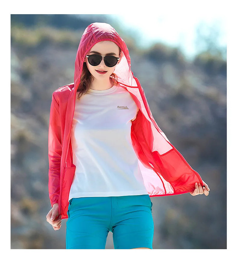 Women's Waterproof Rain Jacket  Outdoor Lightweight Raincoat Hiking Windbreaker  Jacket for Men Women Adult Blue Green Yellow