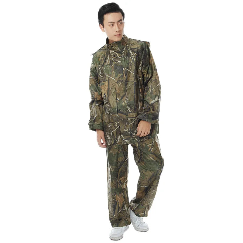 Waterproof Uniforms Pants Rain Suit Men Women Outdoor Jacket Raincoat Set Rain Wear Clothing Fishing
