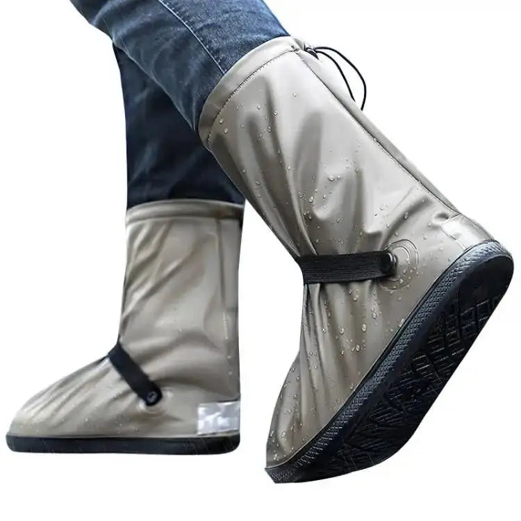 High Quality PVC Rain Boot Waterproof Shoe Covers Reflector Antislip Custom Logo Reusable All Seasons Unisex-for Winter Summer