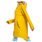 Hot Sale PU Rain Jacket Long PVC Coat With One Pocket for Rainy Outdoors XXL Size for Tours
