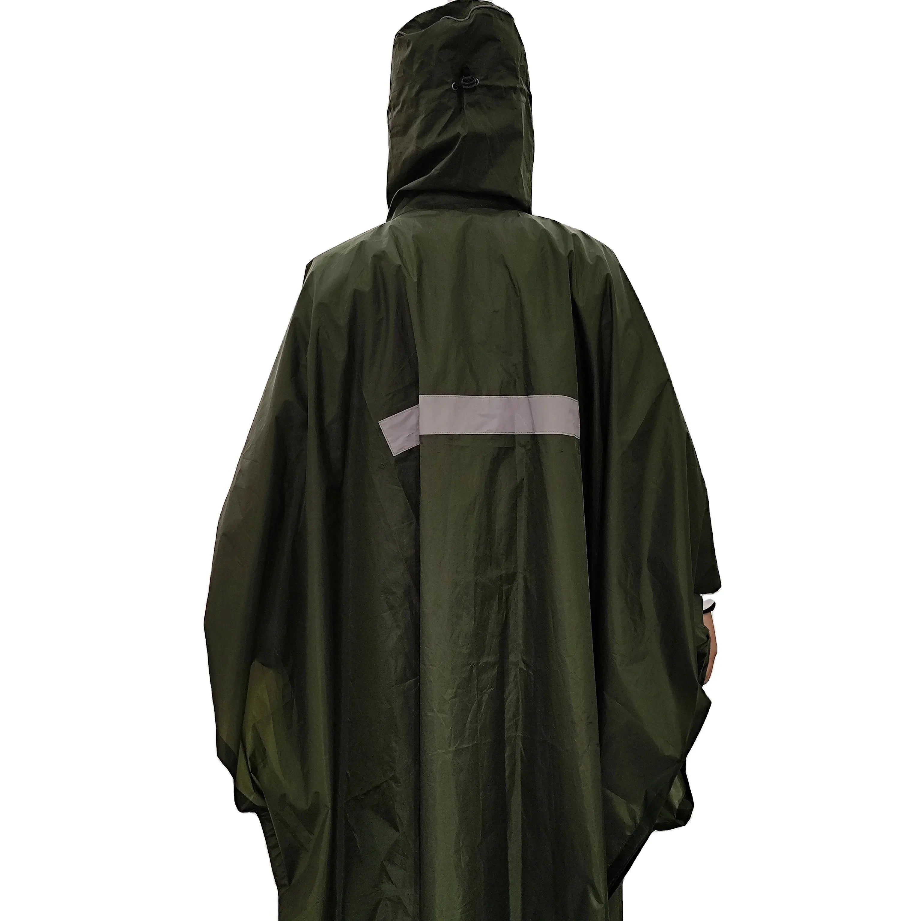 Use on Rainy Aumbrella Days Raincoat Fashionable Rain Gear Poncho New for Outdoor Travel Waterproof PVC Style Ecumbrellaly Adult