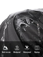 High Reflective Waterproof Cycling Raincoat Suit Hood Jacket Pants Rain Coat Visible Protection Riders Rain Cape for Motor Cycle