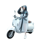 Latest Design Waterproof Poncho Padded Puffer Rain Coat Bicycle Motorcycle Outdoor Riding Logo Hood Reusable Rain Wear Work