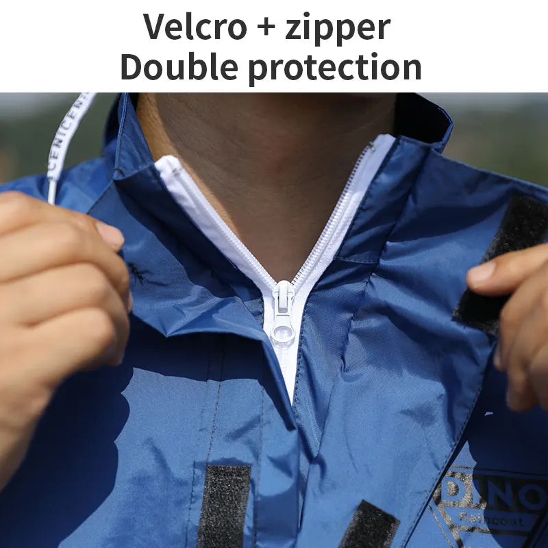 High Quality Nylon Raincoat Set Factory-Supply Waterproof Split Suit Healthy Portable Reusable Riding XXL Travel Cycling Rainy