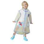 High Quality Kids Waterproof Poncho Raincoat New Style Factory Supply Portable and Reusable With Healthy Cartoon Print