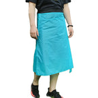 Custom Ultra-Light Nylon Rain Kilt Skirt Pants One Pocket Waterproof Hiking Travel Logo Small Pouch Packing Coat Included