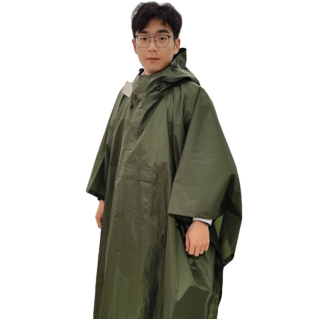 Use on Rainy Aumbrella Days Raincoat Fashionable Rain Gear Poncho New for Outdoor Travel Waterproof PVC Style Ecumbrellaly Adult