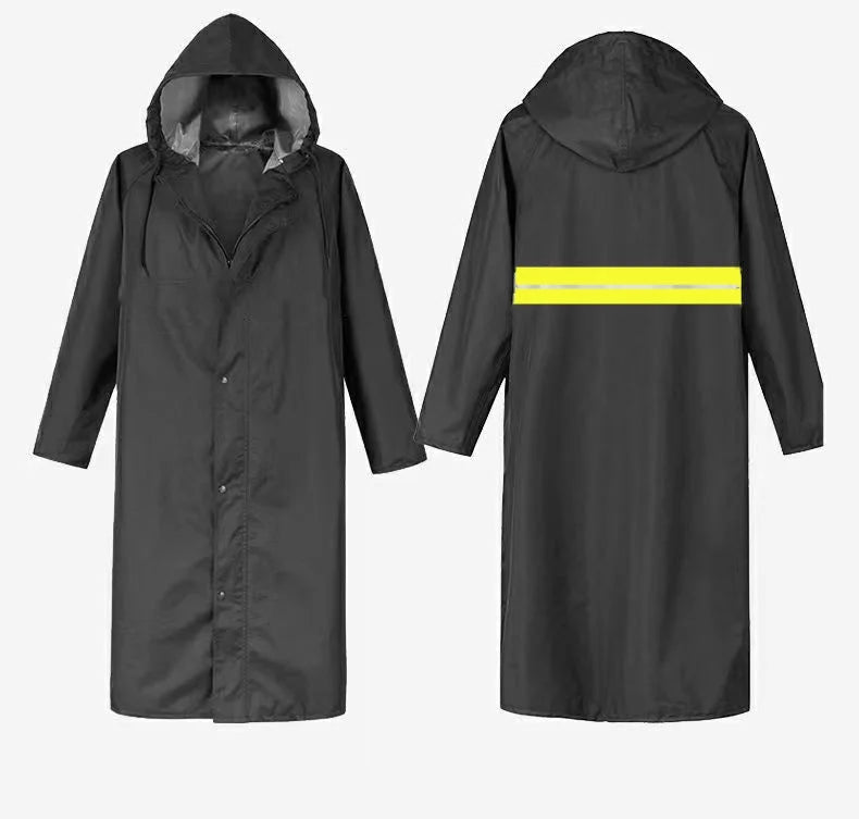 Factory Price Custom Poncho Raincoat for Adults Waterproof With Reflective Tape High Quality Reusable XXL Size for Hiking Secondary image