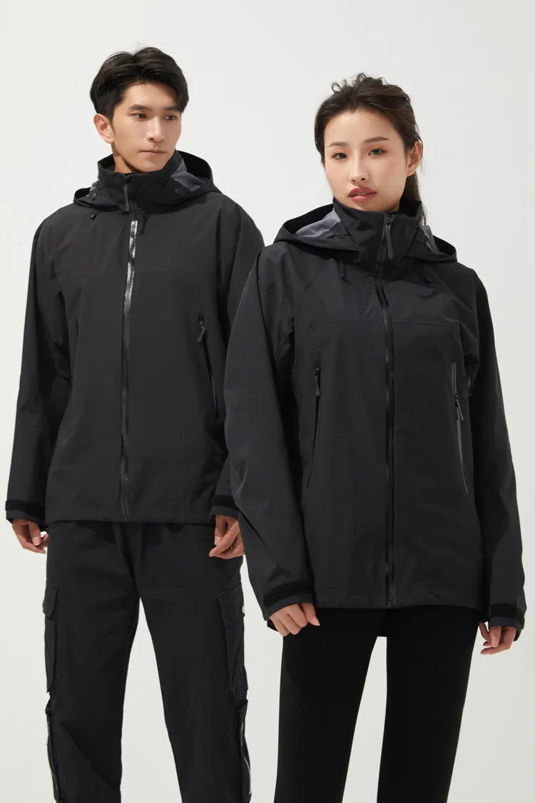 Men's Lightweight Waterproof Softshell Jacket for Outdoor Hiking Windbreaker Poncho Style Single-Person Rainwear Adults Travel