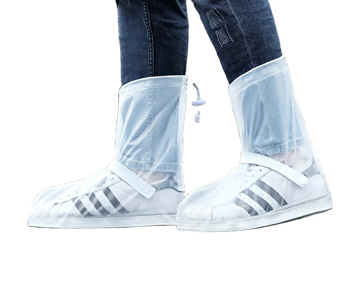 High Quality PVC Rain Boot With Reflective Antislip Custom Logo Unisex Shoe Covers All Seasons-for Winter Summer Autumn Spring Main image