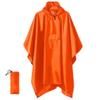 Waterproof 3 in 1 Rain Poncho Raincoat Camping Custom Logo Printing Red Poncho for Children 8 Years Ponchos Para Lluvia De Pvc