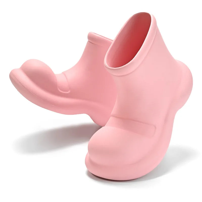 New Hot Selling EVA Macarone Baby Rain Boots Autumn Winter Comfortable Lightweight Breathable Elevated Rubber Anti-Slippery