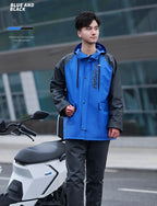 Raincoat and Rainpants Suit Unisex Jacket Hiking Takeaway Rider Rainstorm Prevention Motorcycle Tiktok