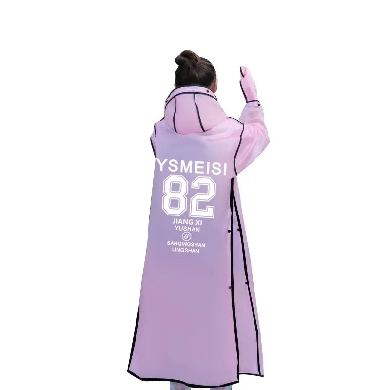 Customizable Poncho Raincoat EVA Fabric Waterproof Windproof Motorcycle Riding Walking Scooter Use Logo Decoration Outdoor Tours