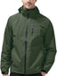 Lightweight Polyester Rainwear Men Waterproof Windproof Hooded Jacket Hiking Cycling Travel Customizable Size Logo Decoration