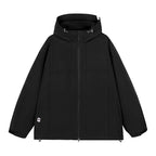 Waterproof Outdoor Multi-Pocket Hooded Windbreaker for Mountaineering & Camping for Hiking & Raincoat Use