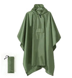 3 in 1 Raincoat Suit EVA Cloth Raincoat Waterproof Poncho Logo Decoration Hat Rain Jacket Outdoor Activity Hiking Made Polyester
