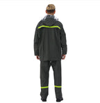 Knitted Cloth Raincoat Rain Pants Suit Rainstorm Proof Reflective Full Body Thickened Outdoor Fishing Take Away Raincoat