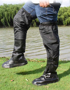 High Quality PVC Rain Boots Outdoor Hiking Fishing Waterproof Over-Knee Shoes Covers Anti-Slip All Seasons Unisex Rubber Adults
