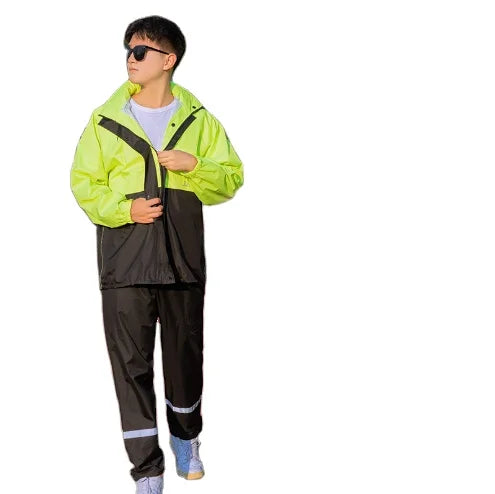 Split Raincoat Rainpants Suit Outdoor Cycling Men and Women Adults Full Body Labor protection Against Rainstorm Main image