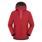 Hot Sale Unisex Custom Logo Hard Shell Single Layer Waterproof Windproof Outdoor Hiking Climbing Rain Jacket Hooded Raincoat