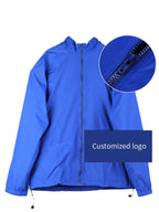 Hot Sale Adult Short Rain Jacket Waterproof Windproof Polyester Material Cycling Climbing Hiking Motorcycle Riding Travel Work