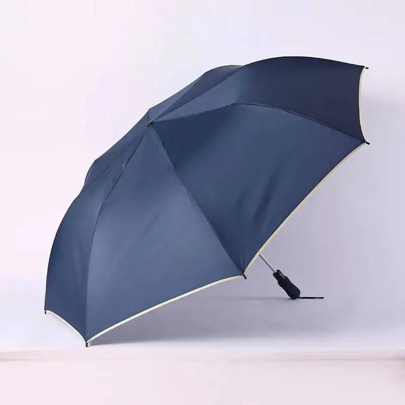 Factory Custom 2 Fold Golf Umbrella EVA Foam Handle Auto Open  Umbrella