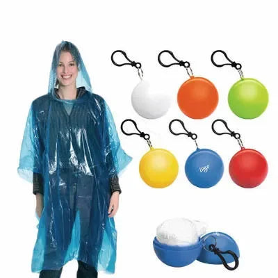 Promotional Disposable PE Emergency Rain Poncho 50 X 80 Square Waterproof Plastic Raincoat Hiking Boys Girls