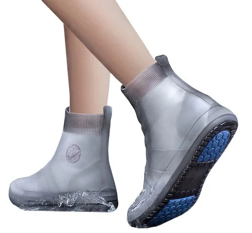 Silicone Adult Shoe Cover Rain Boots Rain Shoes Waterproof Rainstorm Proof Fashion Rain Proof  Shoe Cover Main image