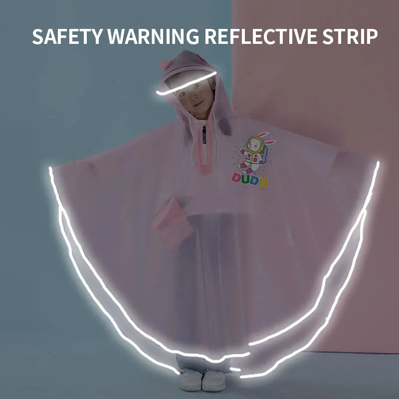 Rainproof Waterproof EVA Custom Raincoat Kids Poncho New Design Adorable Baby Cartoon for School Camp Travel Universal RAINWEAR