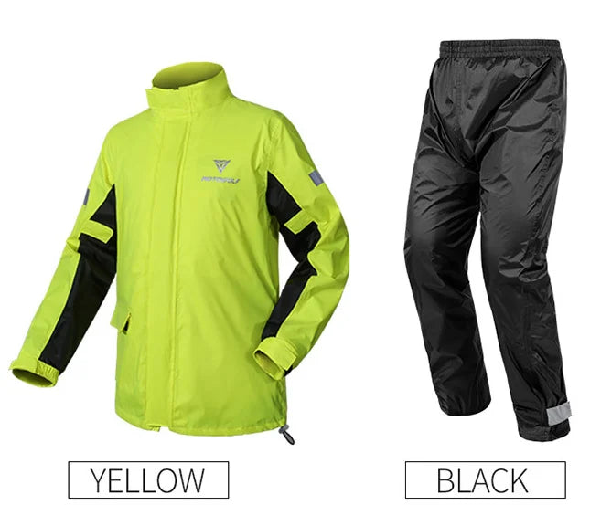 Men's Motorcycle Suit Ultra-thin Breathable Motorcycle Cycling Suit Full Body Rainstorm Proof Split Raincoat With logo